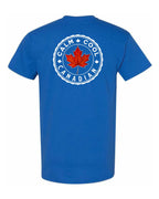 Calm Cool Canadian Leaf Left Chest & Back Men's Tee