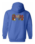 Canada Flowers Left Chest and Back Pullover - Unisex