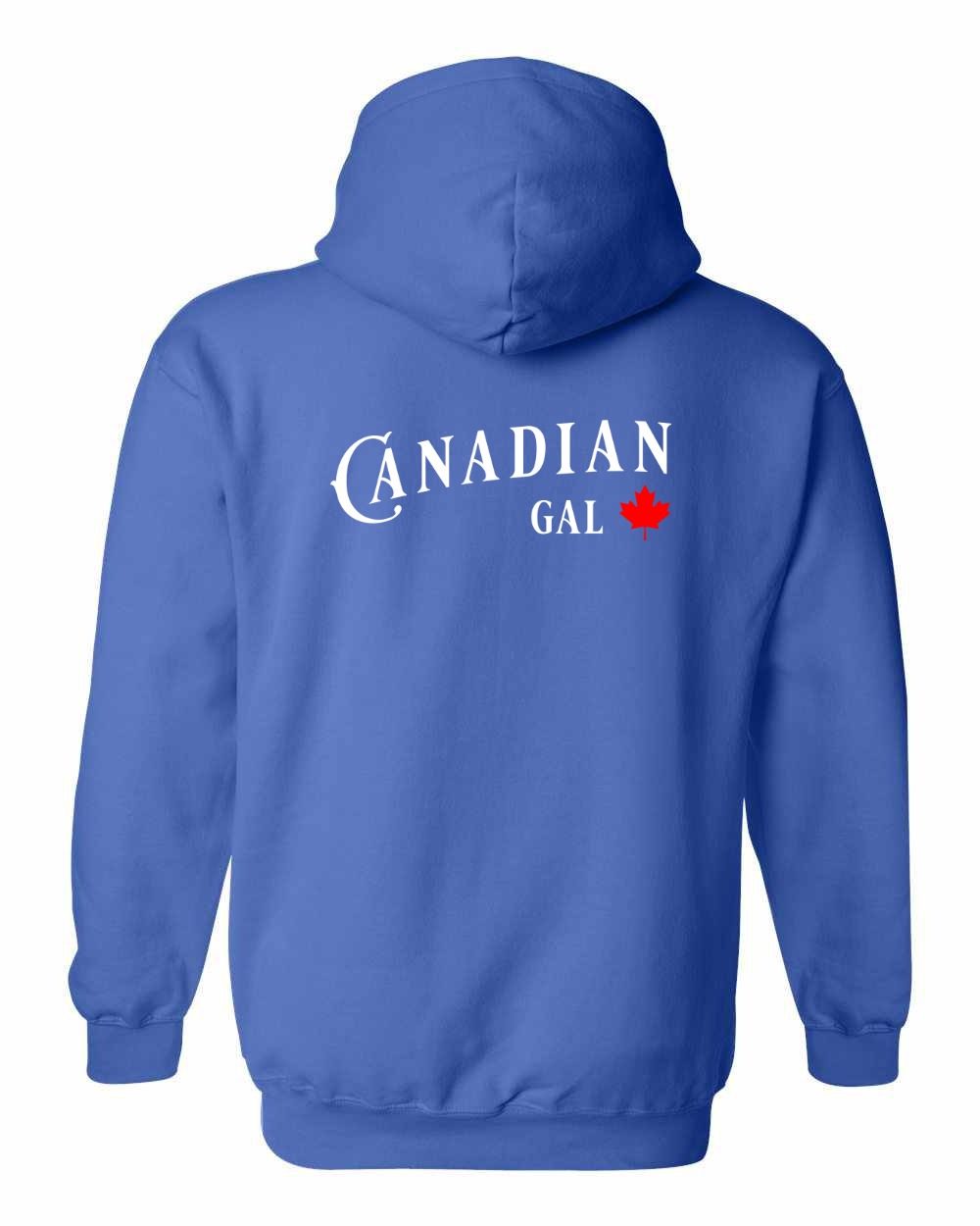 Canadian Gal Left Chest and Back Pullover - Gildan Canada (sewn Internationally)