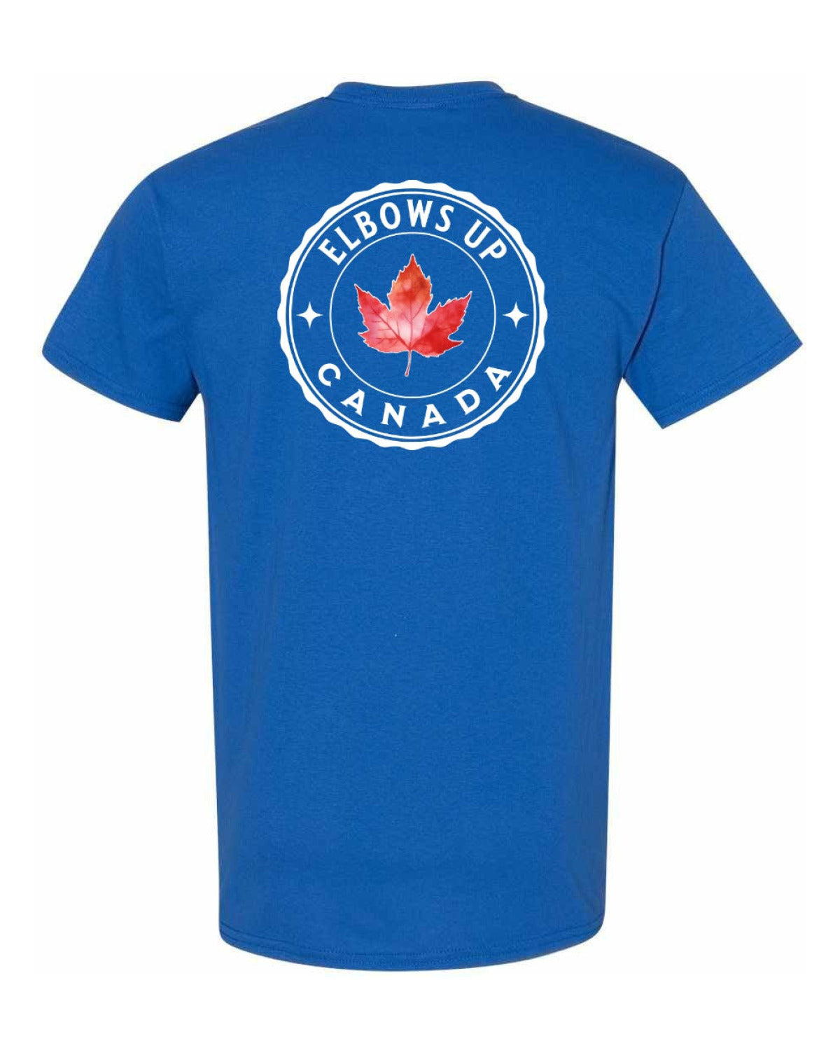 Elbows up Leaf Left Chest & Back Men's Tee