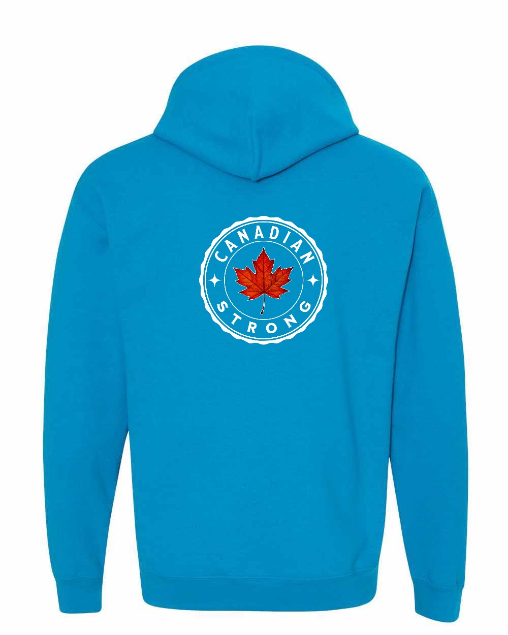 Canadian Strong Leaf Left Chest and Back Pullover - Gildan Canada (sewn Internationally)