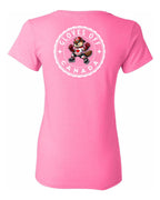 Gloves Off Beaver Left Chest And Back Women's Tee