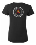 Canadian as Chuck Rosie Flex Left Chest and Back Women's Tee