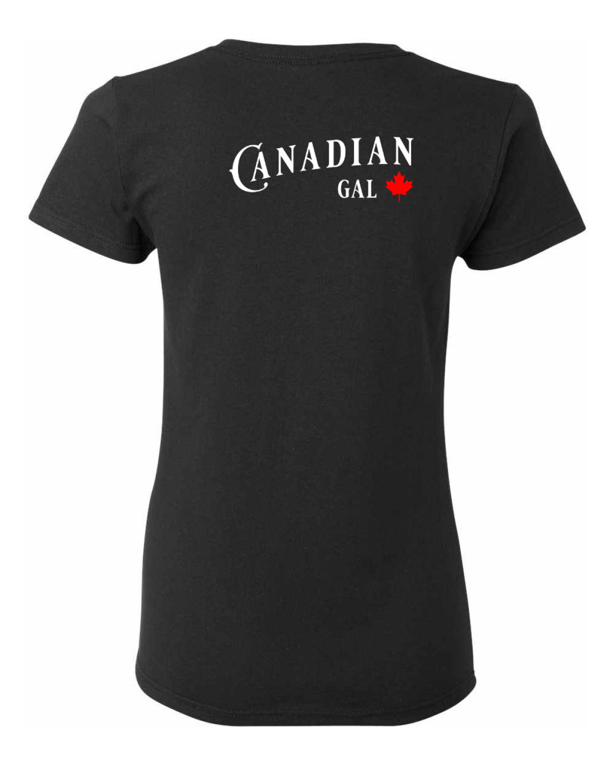Canadian Gal Left Chest and Back Women's Tee