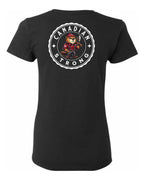 Canadian Strong Beaver Left Chest and Back Women's Tee