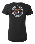 Mean and Nasty Canadians Eh! Left Chest And Back  Women's Tee