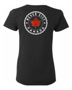 Never 51st Leaf Left Chest And Back Women's Tee