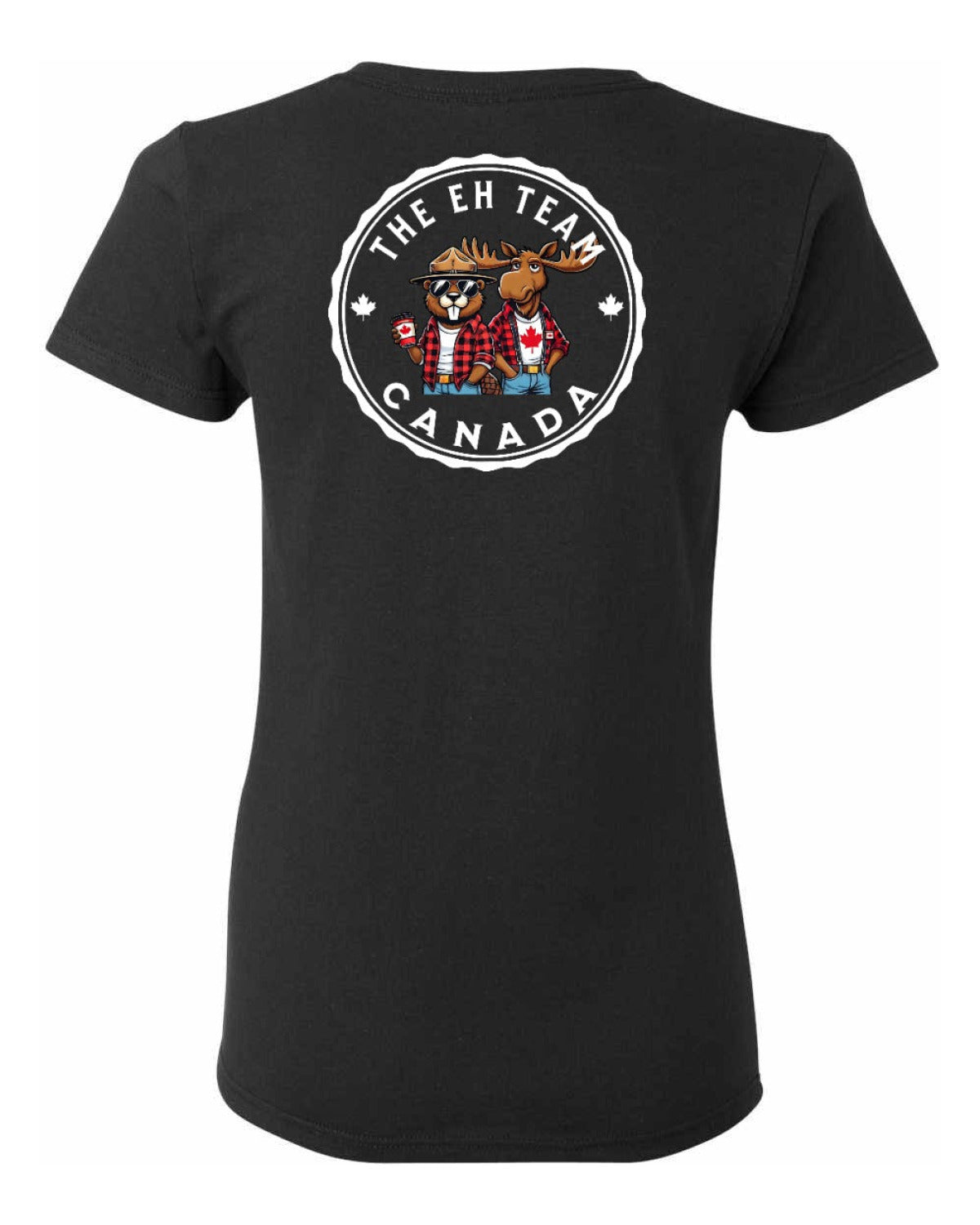 The Eh Team! Left Chest And Back Women's Tee
