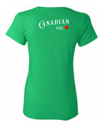 Canadian Gal Left Chest and Back Women's Tee