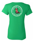 Never 51st Beaver Left Chest and Back Women's Tee