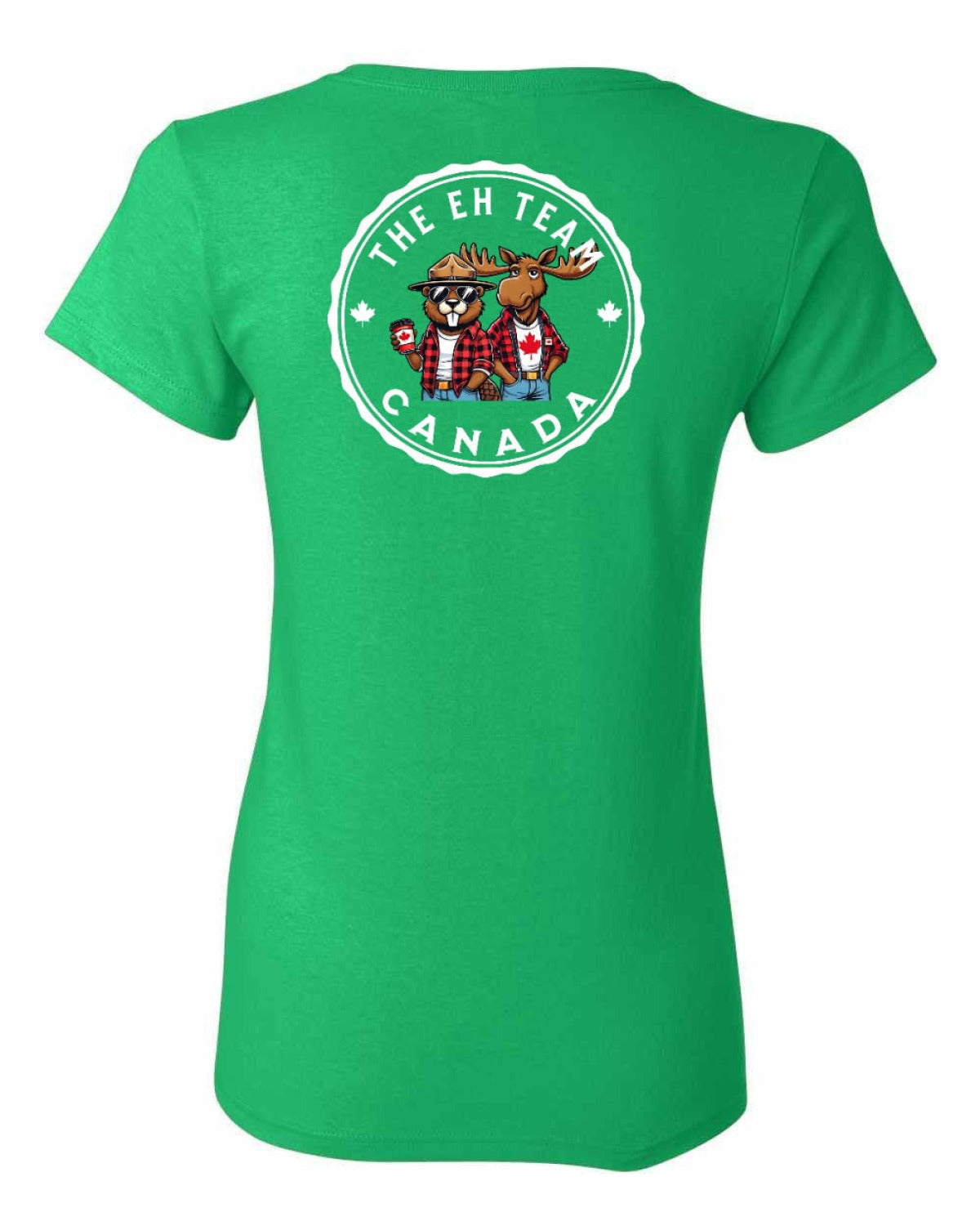 The Eh Team! Left Chest And Back Women's Tee