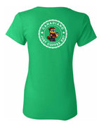 Canadiano Just Coffee eh! Rosie Sunglasses Left Chest and Back Women's Tee  (Copy)