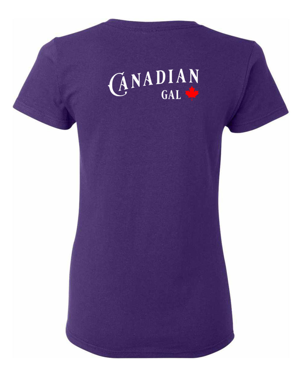 Canadian Gal Left Chest and Back Women's Tee