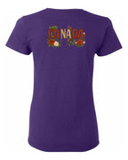 Canada Rose Design Tee Left Chest and Back Women's Tee