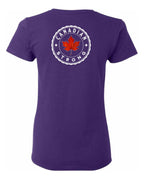 Canadian Strong Leaf Left Chest and Back Women's Tee