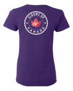 Elbows Up Leaf Left Chest and Back  Women's Tee