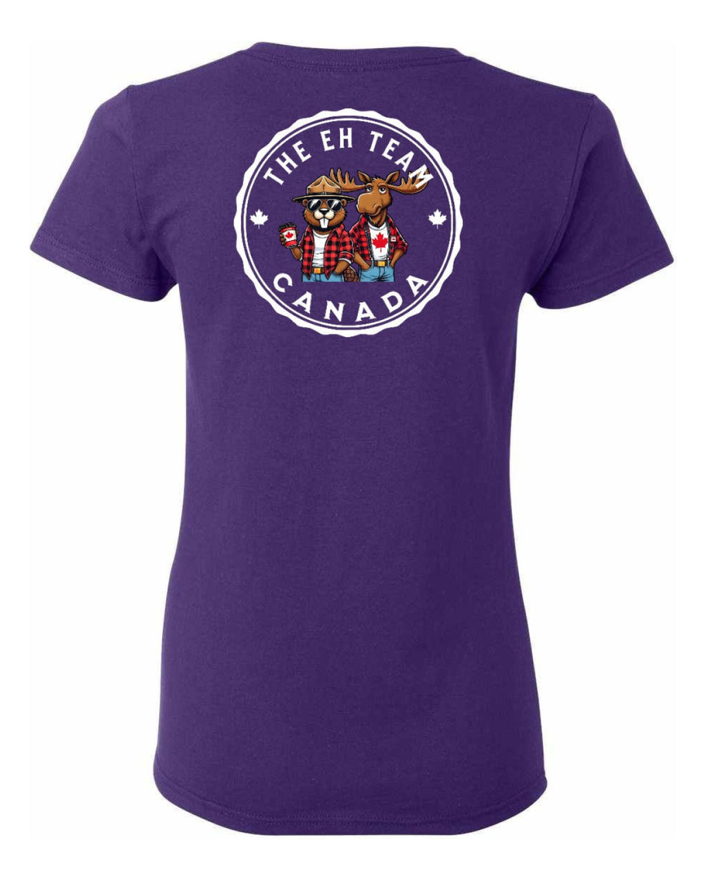 The Eh Team! Left Chest And Back Women's Tee
