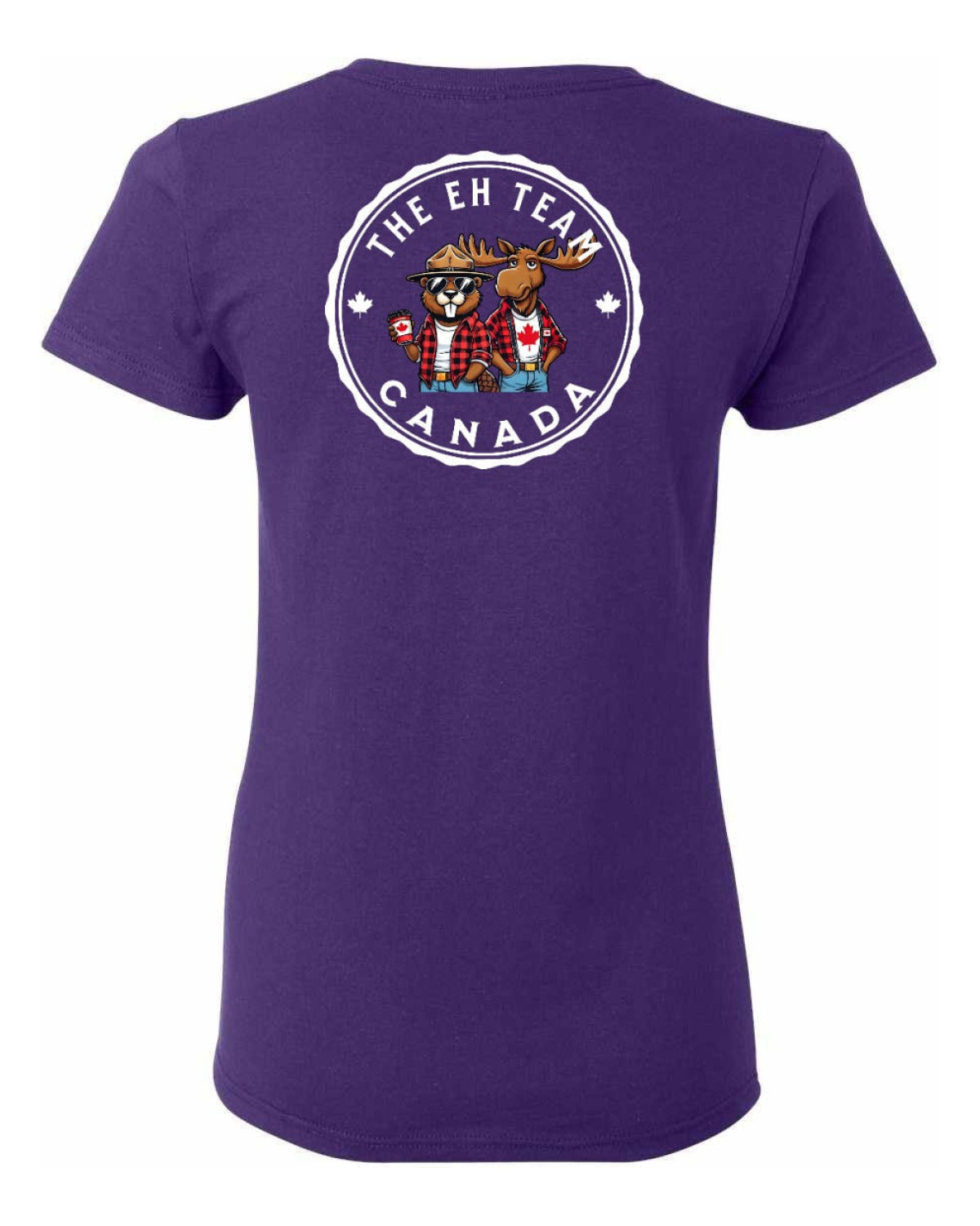 The Eh Team! Left Chest And Back Women's Tee
