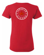 Canadian Strong Leaf Left Chest and Back Women's Tee