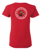 Canadiano Just Coffee eh! Rosie Sunglasses Left Chest and Back Women's Tee  (Copy)