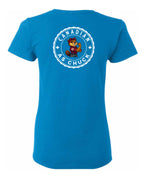Canadian as Chuck Rosie Flex Left Chest and Back Women's Tee