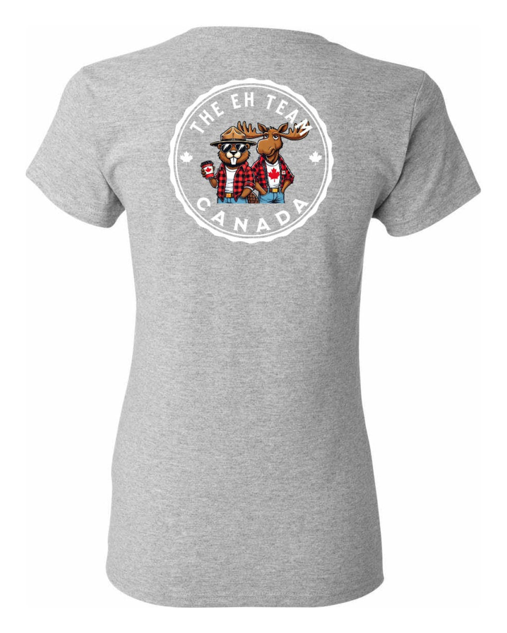 The Eh Team! Left Chest And Back Women's Tee