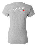 Canadian Gal Left Chest and Back Women's Tee