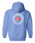 Born and Raised Prince Edward Island Left Chest and Back Pullover - Unisex