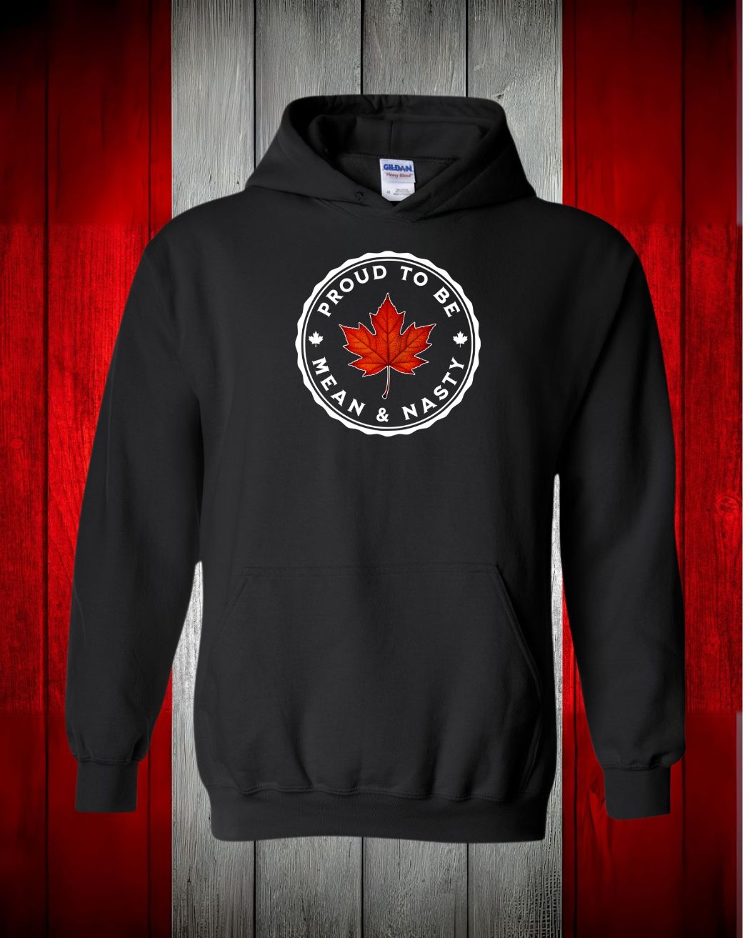 Proud to be Mean and Nasty Leaf Pullover Hoodie - Unisex