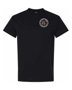 Calm Cool Canadian Beaver and Moose Left Chest Men's Tee