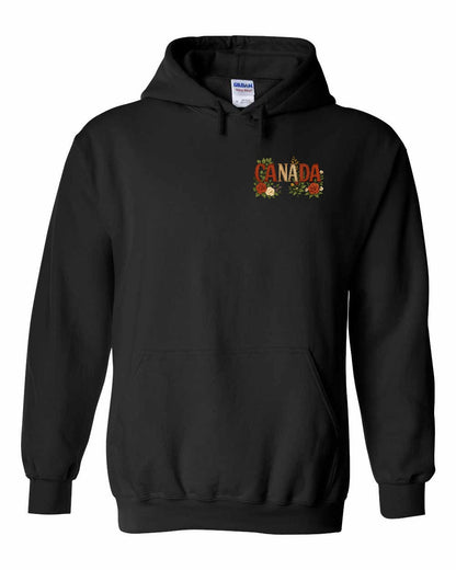 Canada Flowers Left Chest Pullover - Gildan Canada (sewn Internationally)