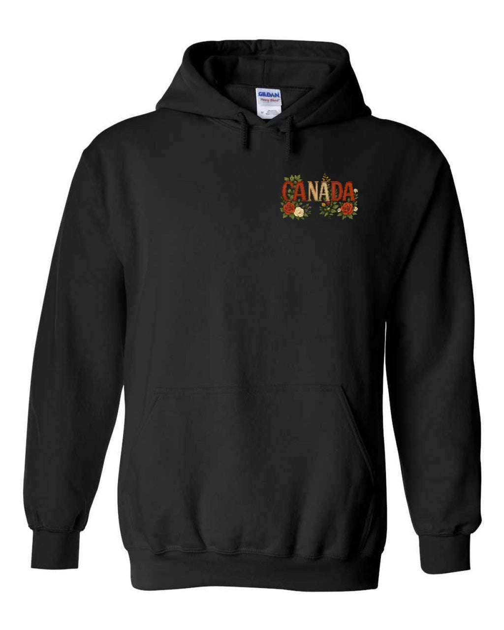 Canada Flowers Left Chest Pullover - Unisex