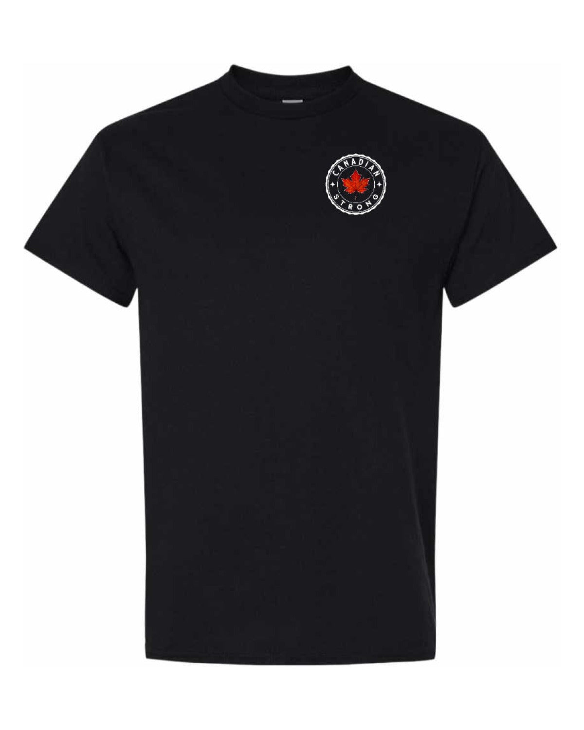 Canadian Strong Leaf Left Chest Men's Tee