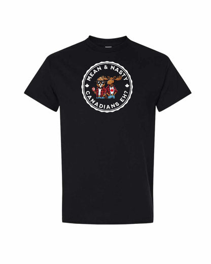 Mean And Nasty Canadiens Eh! Mens Tee - Gildan Canada (sewn Internationally)
