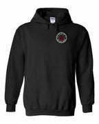 Plaid to the Bone Circle Leaf Left Chest Pullover