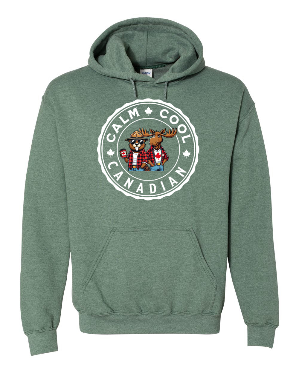 Calm Cool Moose and Beaver Full Pullover - Unisex