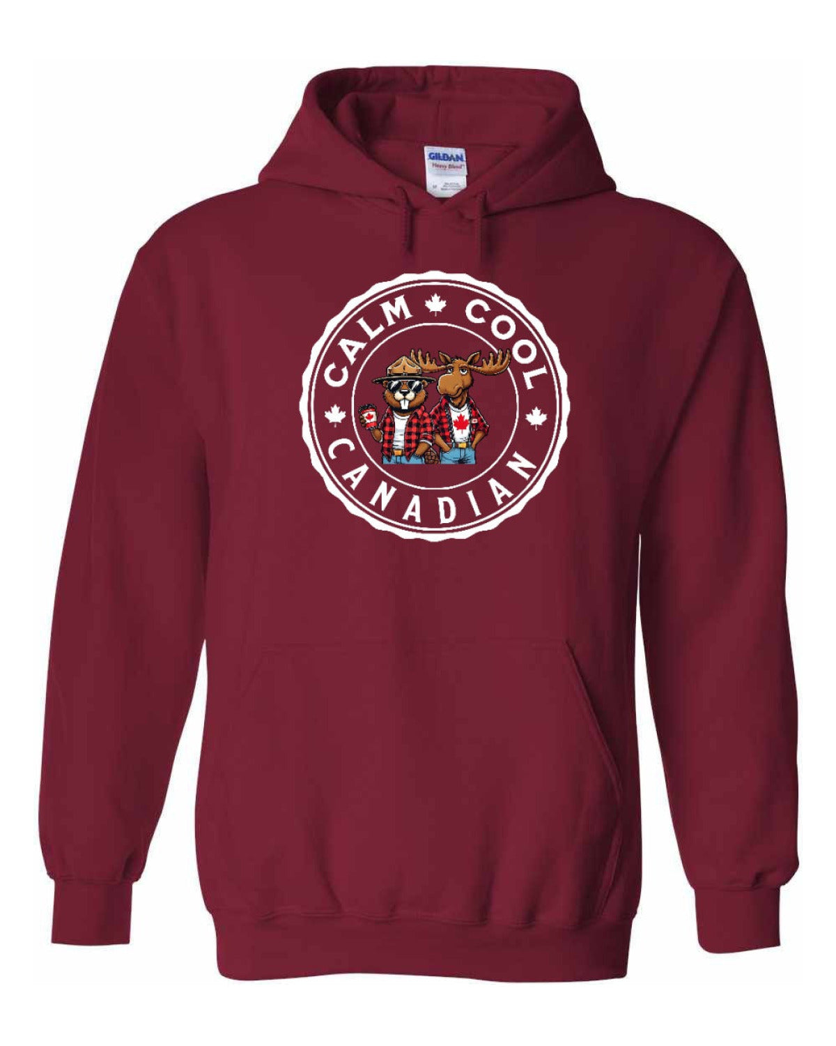 Calm Cool Moose and Beaver Full Pullover - Unisex