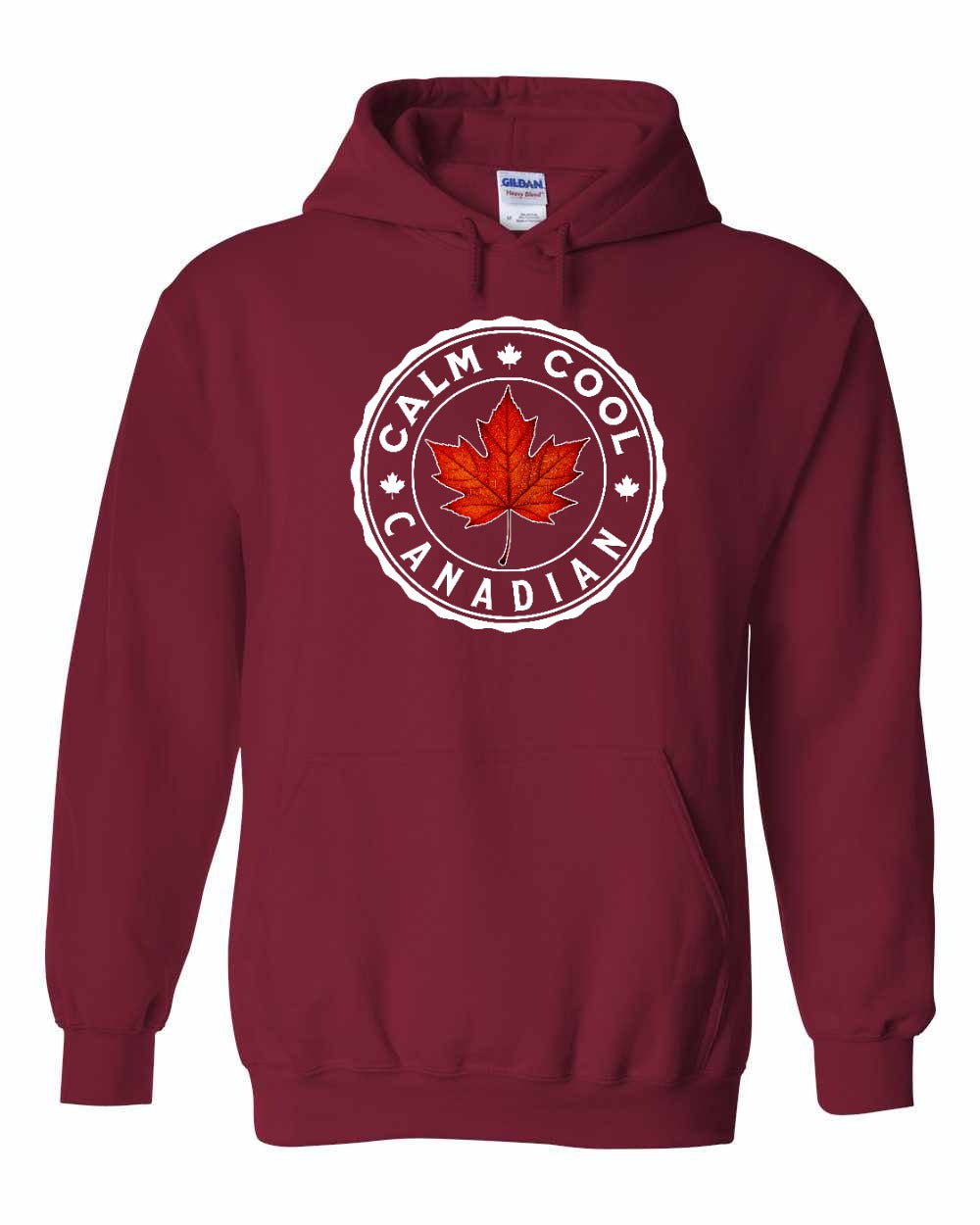 Calm Cool Canadian Leaf Full Pullover - Gildan Canada (sewn Internationally)