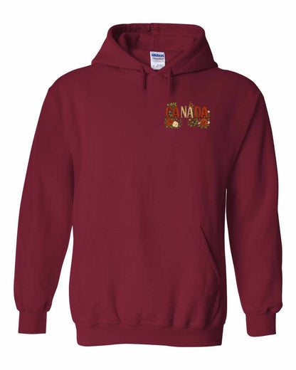 Canada Flowers Left Chest Pullover - Gildan Canada (sewn Internationally)