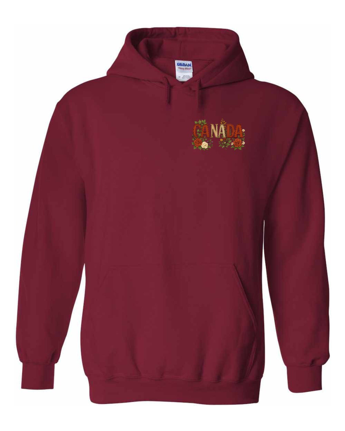 Canada Flowers Left Chest Pullover - Unisex