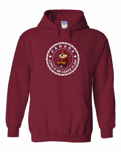 Love it or Leave it Eh! Full Pullover - Gildan Canada (sewn Internationally)