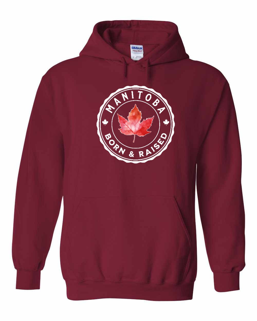 Born and Raised Manitoba Full Pullover - Gildan Canada (sewn Internationally)