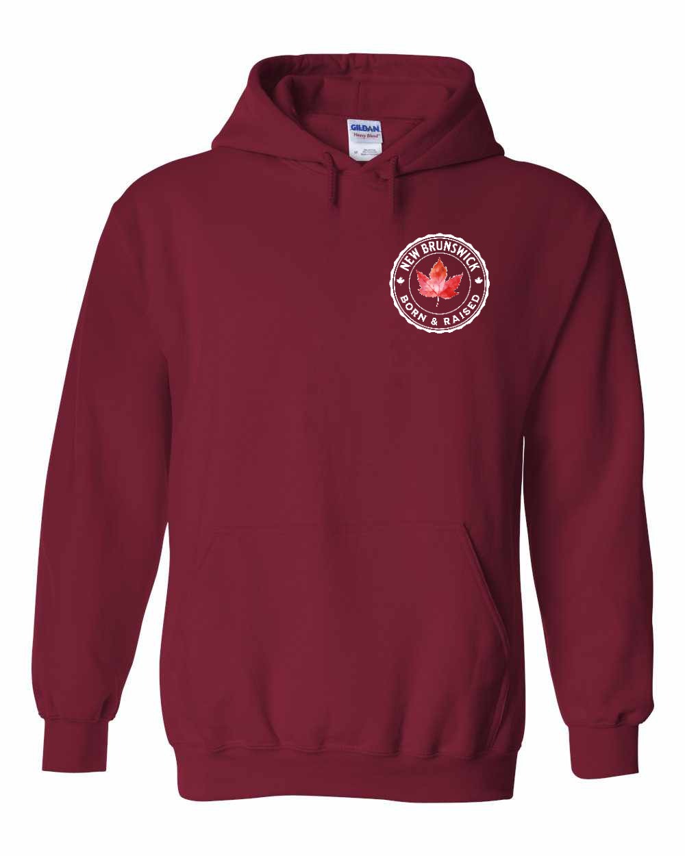 Born and Raised New Brunswick Left Chest Pullover - Gildan Canada (sewn Internationally)