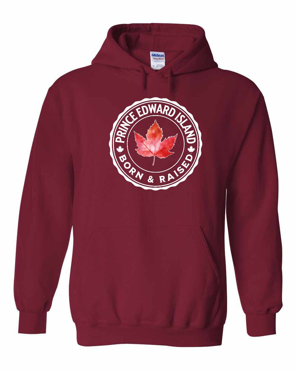 Born and Raised Prince Edward Island Full Pullover - Gildan Canada (sewn Internationally)