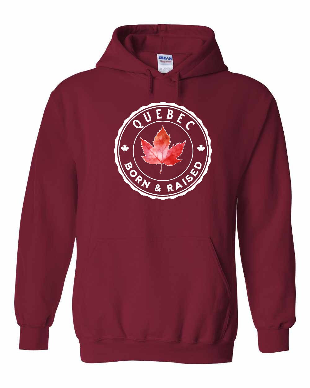 Born and Raised Quebec Full Pullover - Gildan Canada (sewn Internationally)