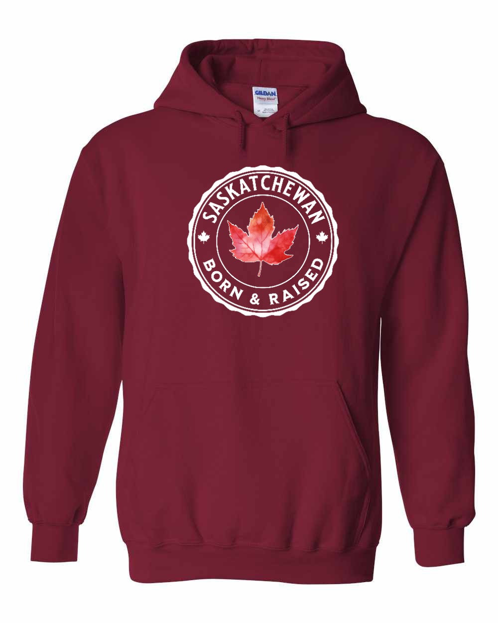 Born and Raised Saskatchewan Full Pullover - Gildan Canada (sewn Internationally)