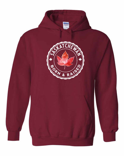 Born and Raised Saskatchewan Full Pullover - Gildan Canada (sewn Internationally)