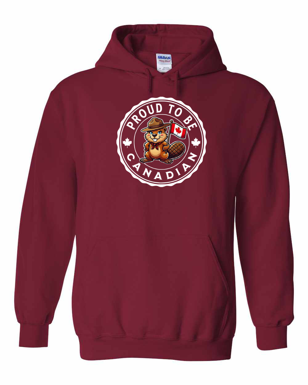 Proud To Be Canadian Female Beaver Full Pullover