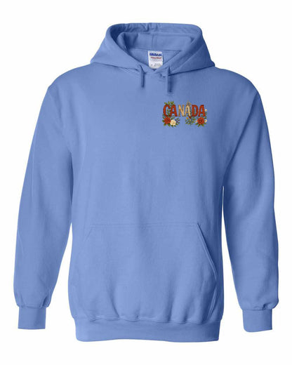 Canada Flowers Left Chest Pullover - Gildan Canada (sewn Internationally)