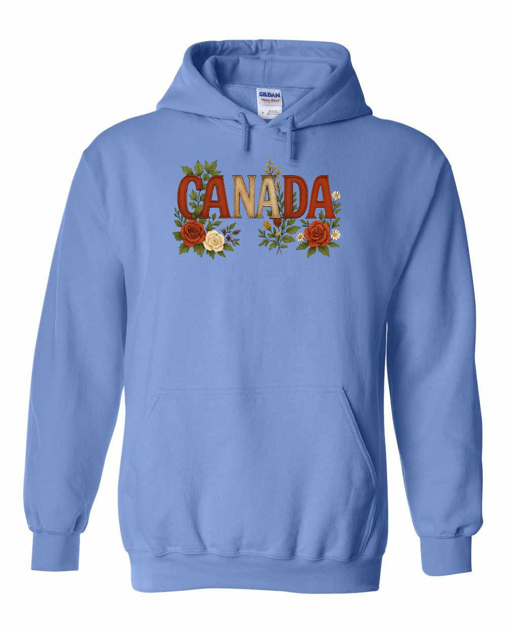 Canada Flowers Full Pullover - Gildan Canada (sewn Internationally)